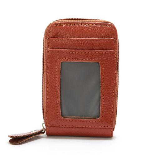 ZR449 Fashion Retro Unisex Short Wallet Card Bag Lattice man Card Holder Case Purse Female Money Clip Billfold Zipper PU Leather