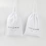 High Quality Brush Cotton Flannel Gift Drawstring Bag Muslin Cotton Packing Drawstring Dust Shoe Bag