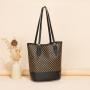 2024 New Printed Large Capacity Bucket Bag Portable Women's Fashionable Handbag with Single Strap Lady Style