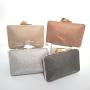 Solid color handbag small shoulder bag glitter clutch bag ladies purses and clutches fashion evening bags for woman
