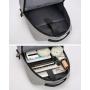 ZR878 New Laptop Bag Unisex USB Computer Backpack Oxford Fabric Waterproof Zipper Print Logo Gift Backpack Business Schoolbag