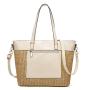 Large Lady Shoulder bags Classy Tote bag Custom Logo Purses And Handbags Designer Elegant Woven Beach Women straw bags handbags