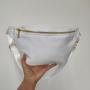 Manufacturer Personalized Unisex White Nylon Waist Belt Pack Crossbody Chest Bags Men Waterproof Fanny Hip Bag Women Belt Bag