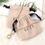 Custom Logo Printed Mini Cotton Twill Ring Earring Storage Bag Recycled Drawstring Cotton Necklace Jewelry Pouch