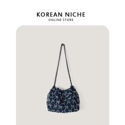 Wholesale Korean New Style Design High-Quality Large Capacity Luxury Simple Portable Ladies Bucket Hand Bags for Woman