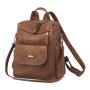 SC039 Fashion Women Backpack Purses Vintage Outdoor Travel Backpack Ladies Waterproof PU Leather Casual Shopping  Backpacks