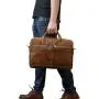 ZWY192 2024 Men Genuine Leather Vintage Briefcase New Wholesale Waterproof Business Handbag Daily Work Lightweight Laptop Cases