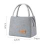 Multifunction Cooler Bag Multicolor Waterproof Women Hand Pack Thermal Breakfast Box Portable Picnic Lunch Bag