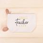 Gelory OEM Selling Factory Price Promotional Gift Canvas Travel Reusable Zipper Cosmetic Bag
