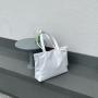 OEM Wholesale Black Simple Soft PU Leather Shoulder Korean Tote Classic Style Large Capacity Shopping Bag