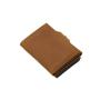 Genuine Leather Minimalist Mens Coin Pocket  Wallet Rfid Card Holder Aluminium Pop Up Wallet