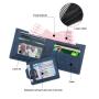 OEW201 ID Credit Card Cases Men Retro PU Leather Wallet Classic Money Clip Zipper Coins Purse Short Wallets For Men