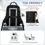 LOVEVOOK Waterproof school bags Student computer bag with USB 2023 Business Travel Custom 15.6inch women men laptop backpacks
