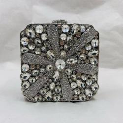 2024 Custom Crystal Evening Sling Bag For Women Luxury Rhinestone Clutch Purse