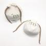 Custom Round Bottom Cotton Muslin Candle Soap Packaging Dust Bag Drawstring Natural Cotton Gift Candle Pouch