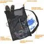 Gelory Best Sale Large Mesh Swim Drawstring Sling Bag Swimming Gym Beach Drawstring Bag with pockets