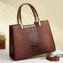 wholesale Handbag women's shoulder bag Crocodile skin bag clear crossbody bag