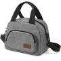 Reusable Women Tote Cooler Box Fresh Hot Food Warmer Lunchbox School Office Insulated Lunch Bag