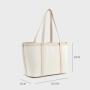 High Quality Luxury Women Handbag Large Capacity Canvas Tote Bag Custom Logo Fashion Ladies Shoulder Bag