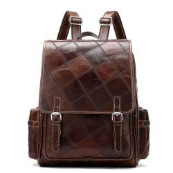 Full Grain Cow Hide Genuine Leather Women's Backpack