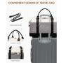 LOVEVOOK New Arrival Travel Duffle Bag with 3 Packing Cubes Men Women Waterproof Weekender Gym Duffle Bag With Shoe Compartment
