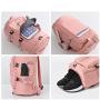 Unisex Waterproof With Shoes Compartment Travel Duffle Bag Gym Lightweight Carry On Backpack