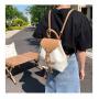 Alligator Korean Fashion Sling Bags Pu Ladies Shoulder Bag Large Compartment Backpack with Carton Printing