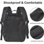 Beach Travel Outdoor Sports Large Capacity Mesh Backpack Black Semi-transparent College Bookbag Backpack