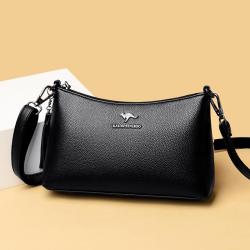 Factory Wholesale Women Messenger Bags Good Quality Soft PU Leather Shoulder Crossbody Bags for Women