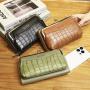 KBW618 New Women Wallet Long PU Zip Money Wallet Large Capacity Clutch Bag Diamond Grid Soft Leather Fashion Mobile Phone Wallet