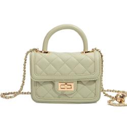 2024 Custom Quilted Vegan Leather Hand Bags For Women Classic Chain Crossbody
