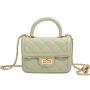 2024 Custom Quilted Vegan Leather Hand Bags For Women Classic Chain Crossbody