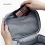 Luxury High Quality Travel Make Up Organizer  Bag Women Pu Leather Cosmetic Makeup Bag Insert Organizer For Cosmetic