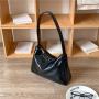 New Design Wholesale Fashionable plain Soft PU leather sling bag shoulder bags for women  with factory price
