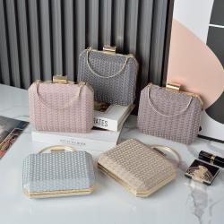 2023 European and American style lady Square banquet clutch bag Girl dancing party luxury evening bags