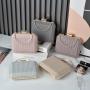2023 European and American style lady Square banquet clutch bag Girl dancing party luxury evening bags