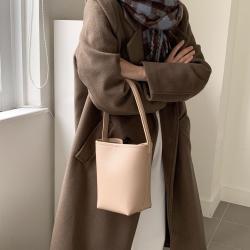 New design handbags set Simple large capacity women's shoulder bags Soft PU leather hand bags ladies luxury bucket bag set