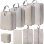 XL009-8 Foldable Travel Bag Eight Pieces Travel Organizer Set 6 Colors Accept Customized Logo Durable Essentials for Travelling