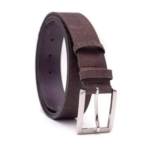 Brand Customized Handmade Natural Cork Leather Belt Men's Vegan Non-leather Belt