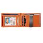 Custom leather money clip carbon fiber wallet rfid money clip slim men money clip wallet