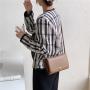 Wholesale female crossbody bag 2021 new fashion women shoulder bag solid color simple PU leather small square bag