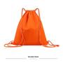 ZX046 Unisex Nylon Sports Fitness Athletic Bags Drawstring Sports Backpack Basketball Gift Bag String Bags With Zipper Pocket