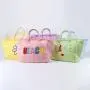 Keymay Popular RTS Low MOQ 6 Colors Bridesmaid Gift Fashion Cute Girls High Quality Handbags Reusable Tote Bag Canvas Travel Bag