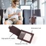 Wholesale hot sale Leather Luggage Tag for Suitcase Women Kids Luggage Travel name Bag Tags with Privacy Cover