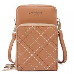 LOVEVOOK fashion hot sale small PU Crossbody Phone Bag with Credit Card Slots women Cell Phone Purse Wallet