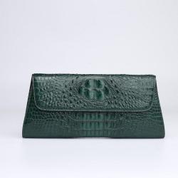 OEM ODM Fashion Croc Evening Clutch Purse Handbags For Ladies Girls Luxury Crocodile Leather Womens Chain Shoulder Crossbody Bag