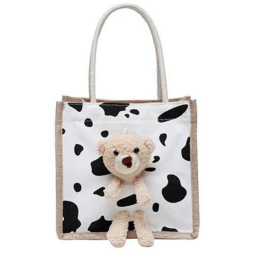 KBW489 Hot Cute Bear Japanese Women Bags Cartoon Students Handbag Trend New Ladies Canvas Bag