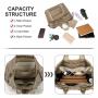 2024 autumn and winter new backpack fashion trend leather niche design texture simple large capacity ladies shoulder bag