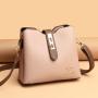 Women's Messenger Bags New 2024 Handbag Contrast Color Crossbody Shoulder Bag for Women Fashion Bucket Bag