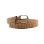 Fashion New Design Men's Double Side Natural Cork Belt 100% Vegan Cork Belt